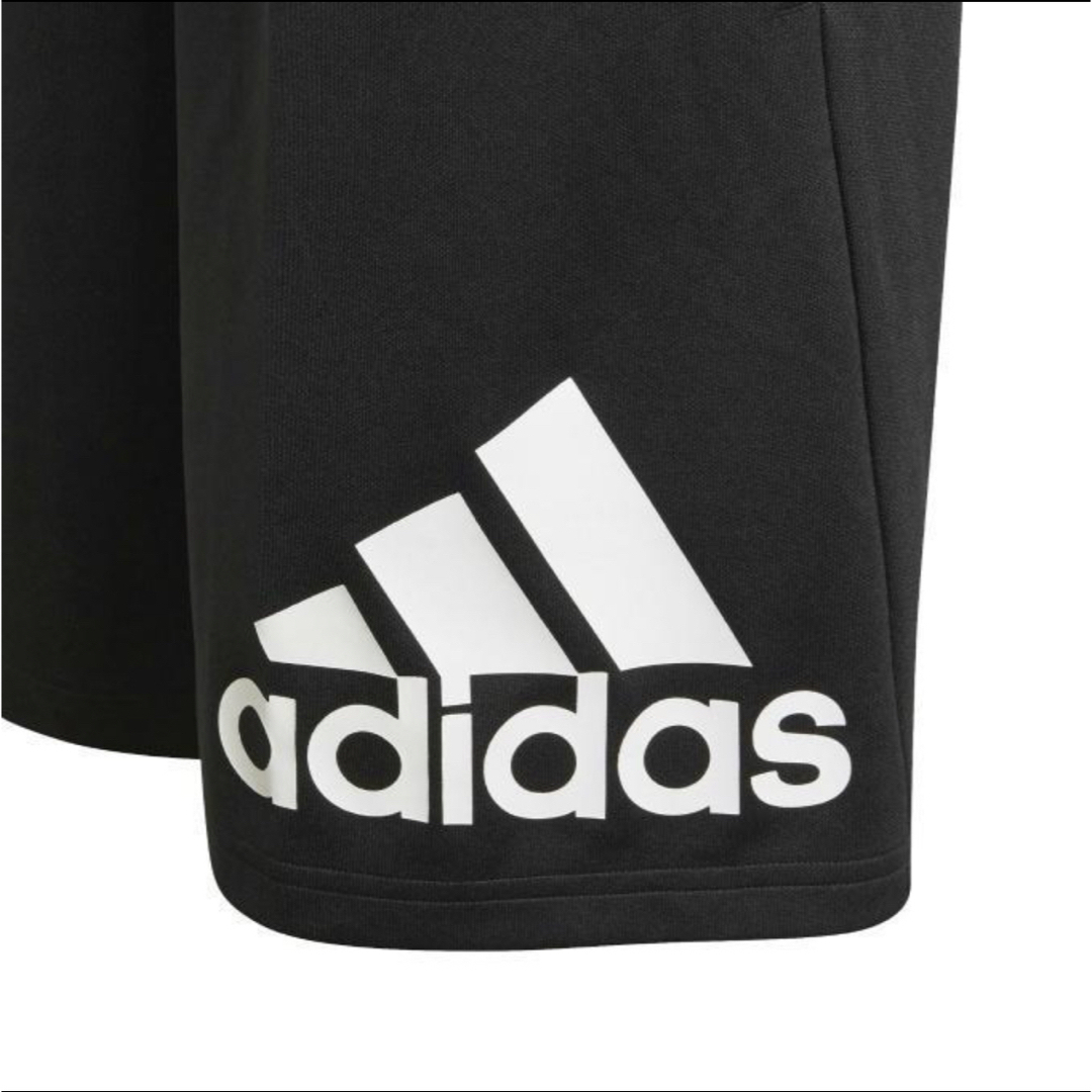 adidas(アディダス)の新品★アディダス★150★快適半袖グラデーションＴシャツ(赤)・ロゴパンツ(黒) キッズ/ベビー/マタニティのキッズ服男の子用(90cm~)(その他)の商品写真