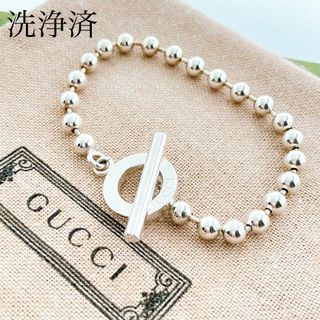 グッチ(Gucci)の【洗浄済】グッチ GUCCI 925 ブレスレット シルバー Y296(ブレスレット/バングル)