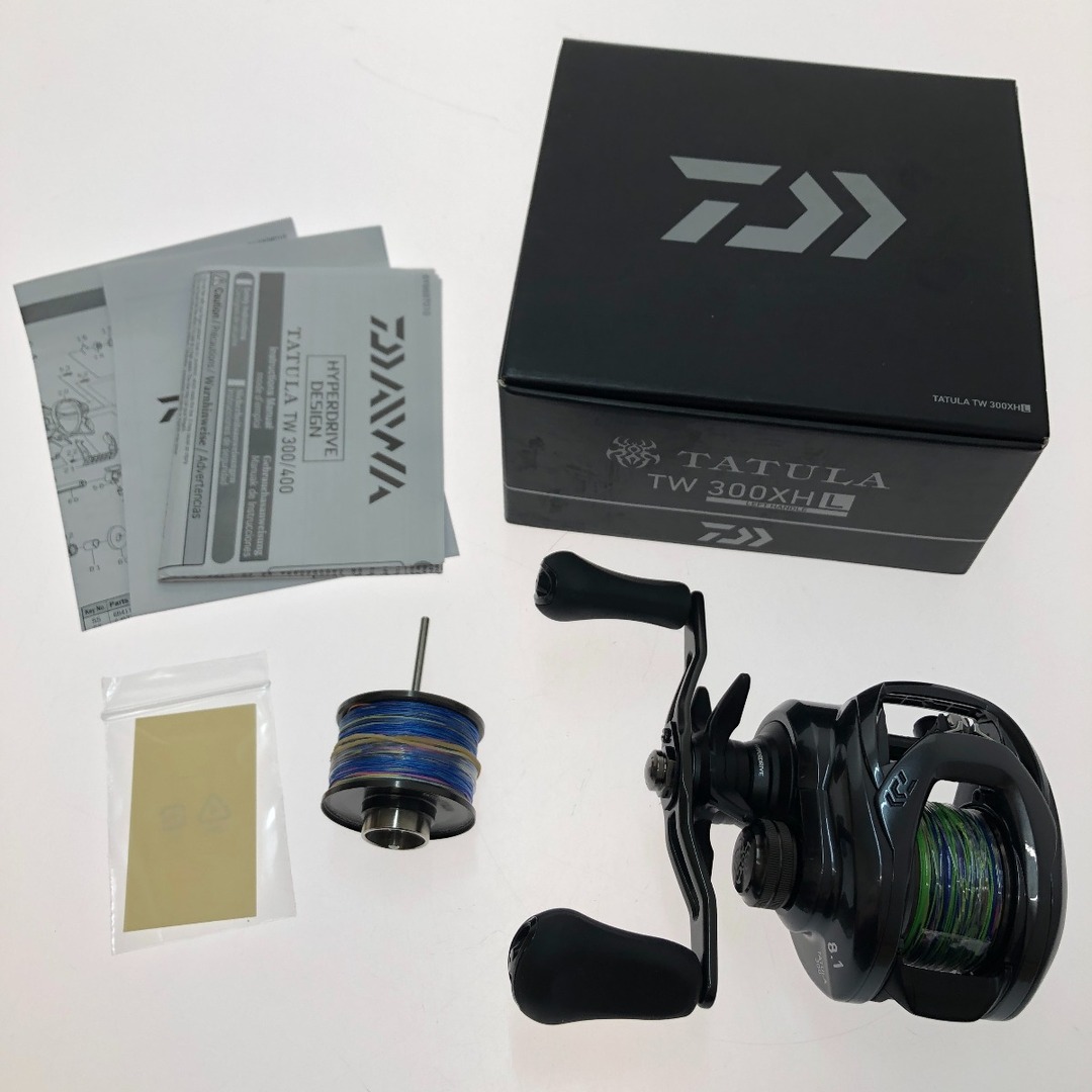 □□DAIWA ダイワ 21 タトゥーラ TW 300XHL 左巻き ベイトリール □□DAIWA ダイワ 21 タトゥーラ TW 300XHL 左巻き ベイトリール
