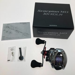 シマノ(SHIMANO)の□□SHIMANO シマノ 21 スコーピオンMD 301LHXG 左巻き ベイトリール 043603(リール)