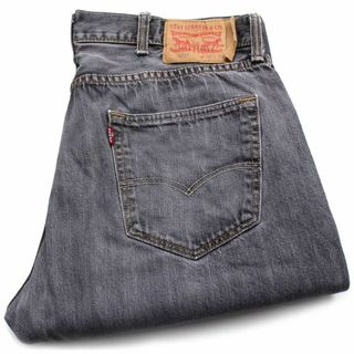 リーバイス(Levi's)のLevi'sリーバイス 501 先染め ブラック デニムパンツ フェード w38 L30★SDP2557 オールド ジーンズ ストレート グレー ビッグサイズ(デニム/ジーンズ)