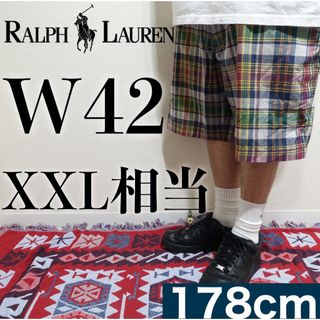 POLO RALPH LAUREN - 【美品】POLO Ralph Lauren ハーフパンツ W42 旧タグ 柄