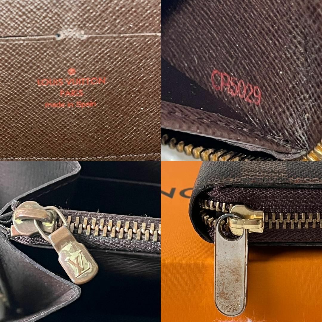 LOUIS VUITTON(ルイヴィトン)の⑧美品★Louis Vuitton ルイヴィトン ダミエ ジッピーウォレット レディースのファッション小物(財布)の商品写真