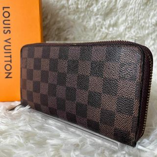 ルイヴィトン(LOUIS VUITTON)の⑧美品★Louis Vuitton ルイヴィトン ダミエ ジッピーウォレット(財布)