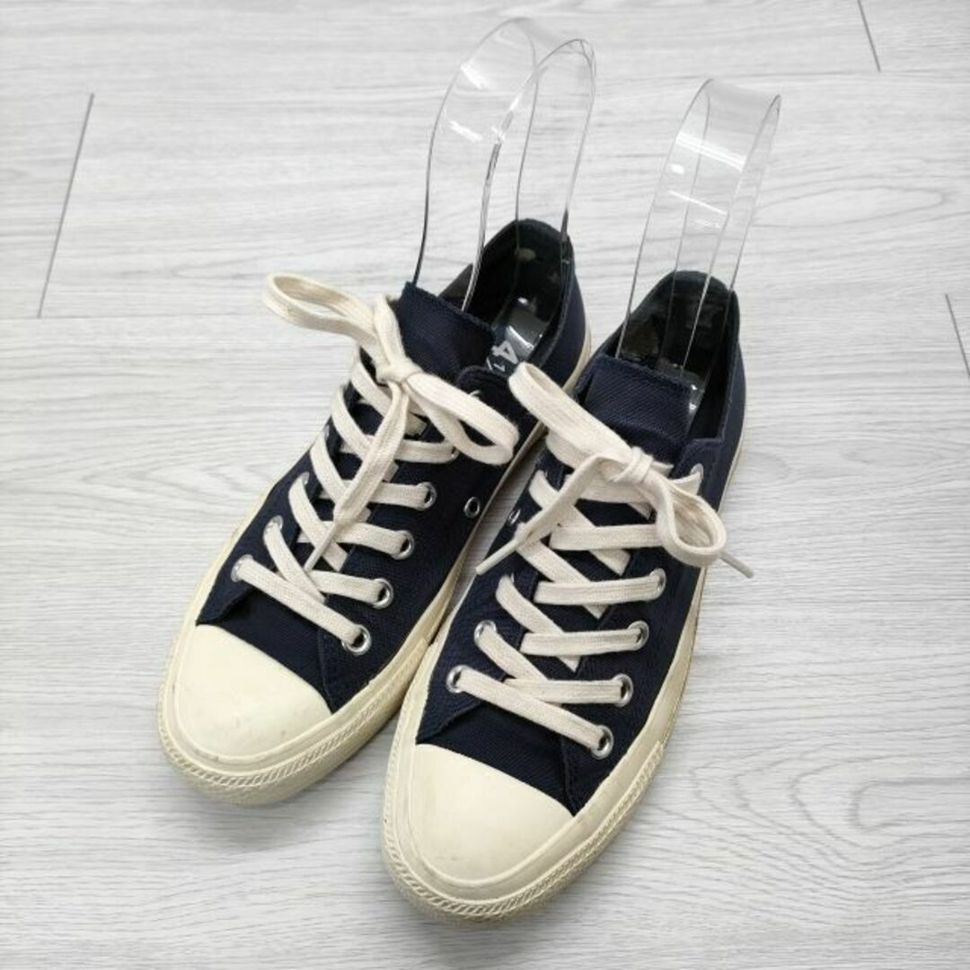 MHL.(エムエイチエル)のMHL./CONVERSE ALL STAR 100 1CK803 サイズ23.5cm ローカット スニーカー ネイビー レディース エムエイチエル/コンバース【中古】4-0410G◎ レディースの靴/シューズ(スニーカー)の商品写真