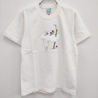 ブルーナボイン(BRUNABOINNE)のBRU NA BOINNE 新品 レスラー豆の木T 8998 8S-205 S 定価9500円 半袖Ｔシャツ カットソー ホワイト レディース ブルーナボイン【中古】4-0410S♪(Tシャツ(半袖/袖なし))