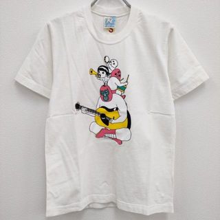 ブルーナボイン(BRUNABOINNE)のBRU NA BOINNE 新品 レスラーの音楽隊T 8998 8S-211 S 定価9500円 半袖Tシャツ カットソー ホワイト レディース ブルーナボイン【中古】4-0410S♪(Tシャツ(半袖/袖なし))