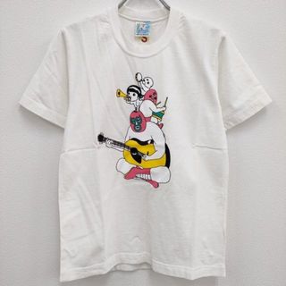 ブルーナボイン(BRUNABOINNE)のBRU NA BOINNE 新品 レスラーの音楽隊T 8998 8S-211 S 定価9500円 半袖Tシャツ カットソー ホワイト レディース ブルーナボイン【中古】4-0410S♪(Tシャツ(半袖/袖なし))