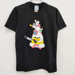 ブルーナボイン(BRUNABOINNE)のBRU NA BOINNE 新品 レスラーの音楽隊T 8S-211 XS 定価9500円 半袖Tシャツ カットソー ブラック レディース ブルーナボイン【中古】4-0410S♪(Tシャツ(半袖/袖なし))