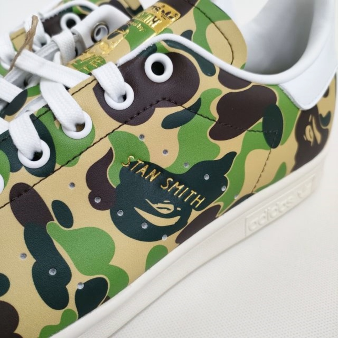 A BATHING APE(アベイシングエイプ)のA BATHING APE/adidas 新品 Stan Smith Bape スタンスミス 猿迷彩 27.5cm スニーカー 24SS アベイシングエイプ/アディダス【中古】4-0410G♪ メンズの靴/シューズ(スニーカー)の商品写真