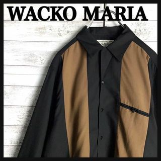 WACKO MARIA - 9546【即完売モデル】ワコマリア☆ツートーン長袖シャツ　入手困難　美品