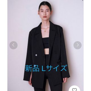 新品 enofイナフ twill slit jacket ブラック Lサイズ