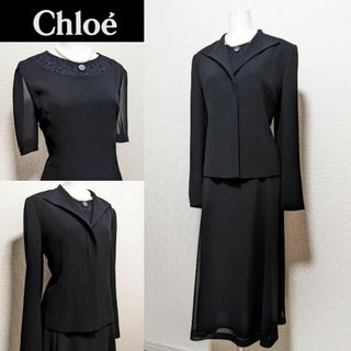 クロエ(Chloe)の⁑【美品】クロエ　東京イギン　高級喪服礼服　三角襟　フラワーレース(礼服/喪服)