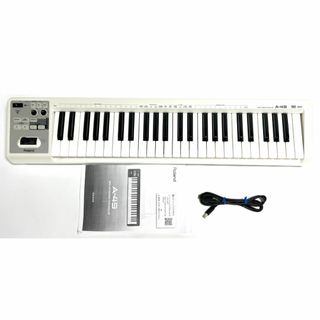 ローランド(Roland)の☆美品 Roland MIDI キーボード コントローラー A-49 ホワイト(MIDIコントローラー)