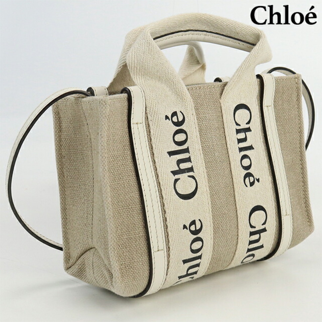 Chloe(クロエ)のクロエ CHLOE 斜め掛け ショルダーバッグ レディース CHC22AP237I26 101 ウッディ ミニ トートバッグ レディースのバッグ(ショルダーバッグ)の商品写真