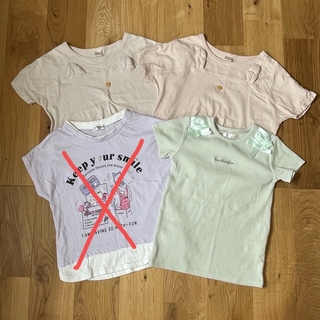 女の子　Tシャツ(サイズ120) 3枚組(Tシャツ/カットソー)