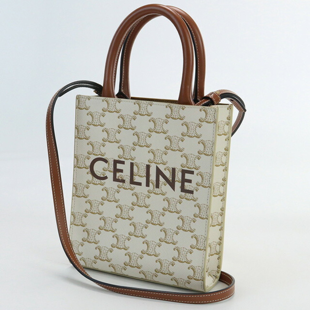 celine(セリーヌ)のセリーヌ CELINE トートバッグ レディース トリオンフキャンバス ミニ バーティカル カバ レディースのバッグ(トートバッグ)の商品写真