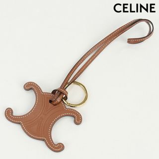 セリーヌ(celine)のセリーヌ CELINE バッグチャーム レディース 49I47 3DSD 04LU トリオンフ キーリング チャーム(キーホルダー)