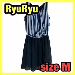 ワンピース　RyuRyu ミニワンピース　レディース　ノースリーブ