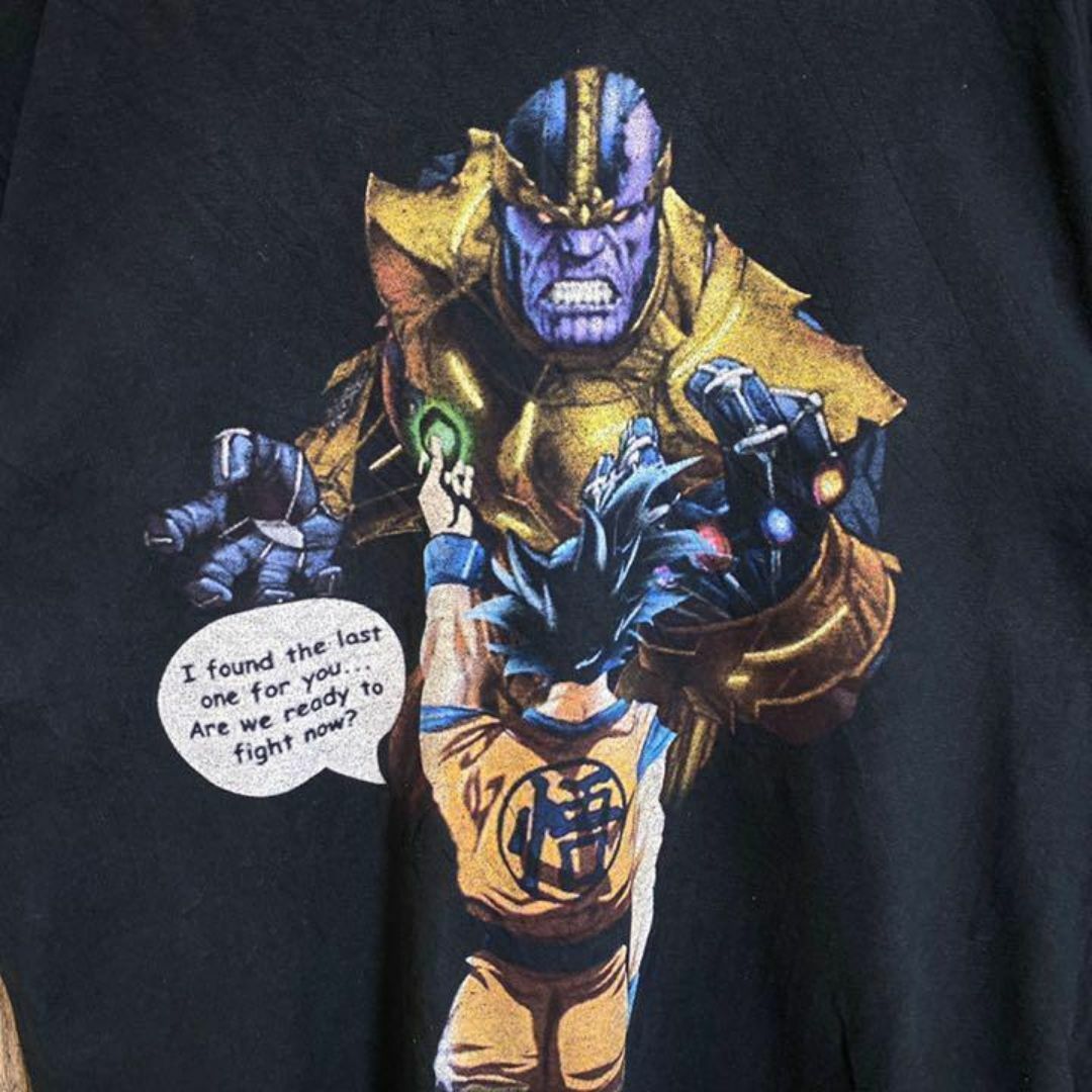 GILDAN(ギルタン)のギルダン ドラゴンボール 孫悟空 キャラクター Tシャツ USA古着 半袖 黒 メンズのトップス(Tシャツ/カットソー(半袖/袖なし))の商品写真