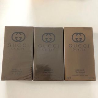 グッチ(Gucci)の3個セット！ グッチ ギルティ アブソリュート プールオム EDP 50ml(その他)