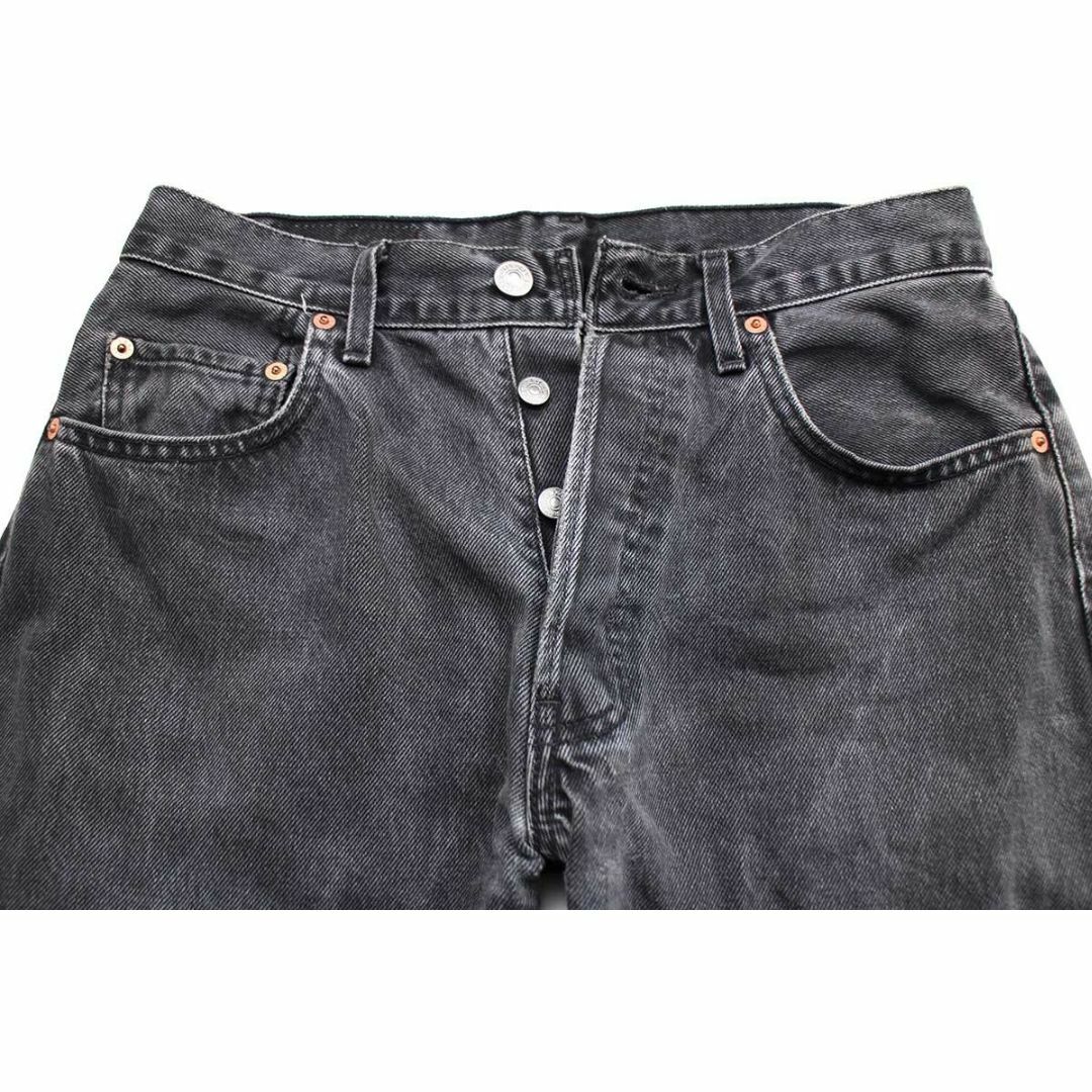 Levi's(リーバイス)のハンガリー製 Levi'sリーバイス 501 ブラック デニムパンツ フェード w30★SDP2530 ユーロ ヨーロッパ オールド ジーンズ ストレート メンズのパンツ(デニム/ジーンズ)の商品写真