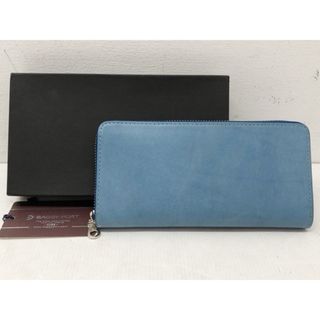 バギーポート(BAGGY PORT)のBAGGY PORT(バキーポート) 藍染めレザー ラウンドファスナー長財布 / ZYS097 【C1124-007】(長財布)