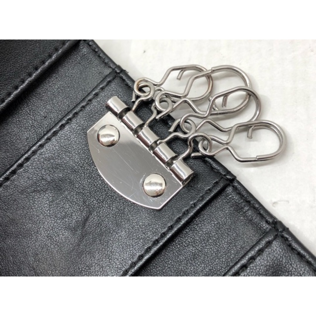 Vivienne Westwood(ヴィヴィアンウエストウッド)のVivienne Westwood(ヴィヴィアン ウエストウッド) DERBY KEY CASE 4連キーケース ブラック / 51020001 【C1126-007】 メンズのファッション小物(キーケース)の商品写真