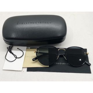 Stella McCartney(ステラマッカートニー) ラウンド サングラス アイウェア / SC0147S 001 52□17-145 【C1136-007】