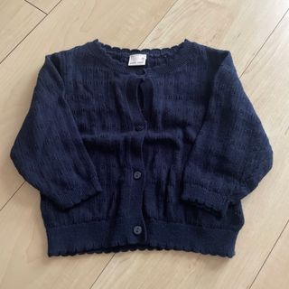 プティマイン(petit main)のpetit mainカーディガンSサイズ(カーディガン)