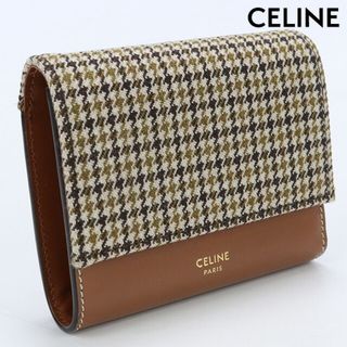 セリーヌ(celine)のセリーヌ CELINE 三折財布小銭入付き レディース ツイード スモールウォレット(財布)