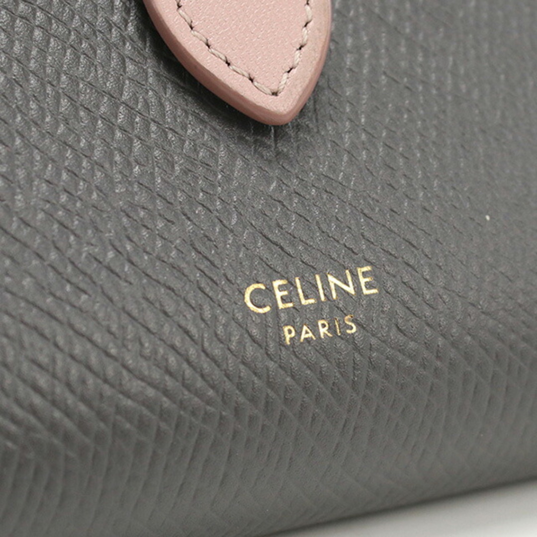 celine(セリーヌ)のセリーヌ CELINE 二折財布小銭入付き レディース 10H26 3BRU 10GV スモールストラップウォレット レディースのファッション小物(財布)の商品写真