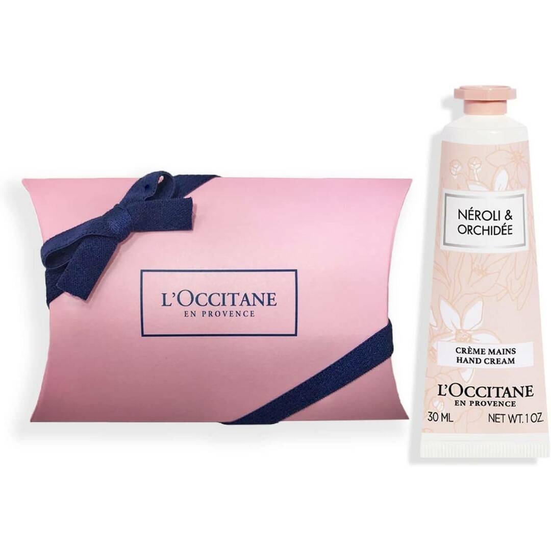 L'OCCITANE(ロクシタン)の新品■ロクシタン(L'OCCITANE) ギフトBOX ネロリオーキデ ハンドクリーム 30mL リプロス プレゼント 誕生日 ハンドケア コスメ/美容のボディケア(ハンドクリーム)の商品写真