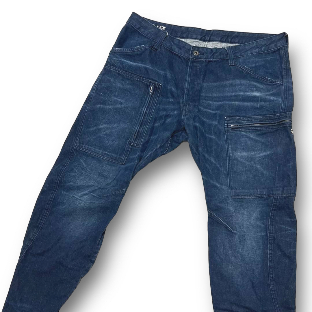 G-STAR RAW(ジースター)のジースターロゥ POWEL 3D TAPERED ビッグサイズ W38 メンズのパンツ(デニム/ジーンズ)の商品写真