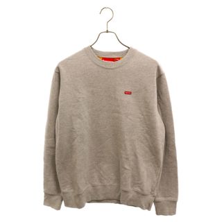 シュプリーム(Supreme)のSUPREME シュプリーム 18SS Contrast Crewneck スモールボックスロゴ コントラストクルーネックスウェットトレーナー グレー(スウェット)