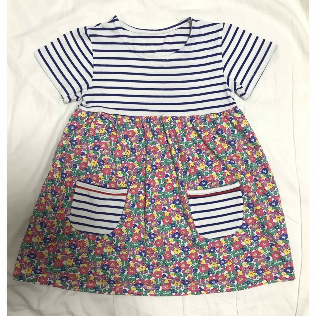 綿100% キッズワンピース　110cm キッズ/ベビー/マタニティのキッズ服女の子用(90cm~)(ワンピース)の商品写真