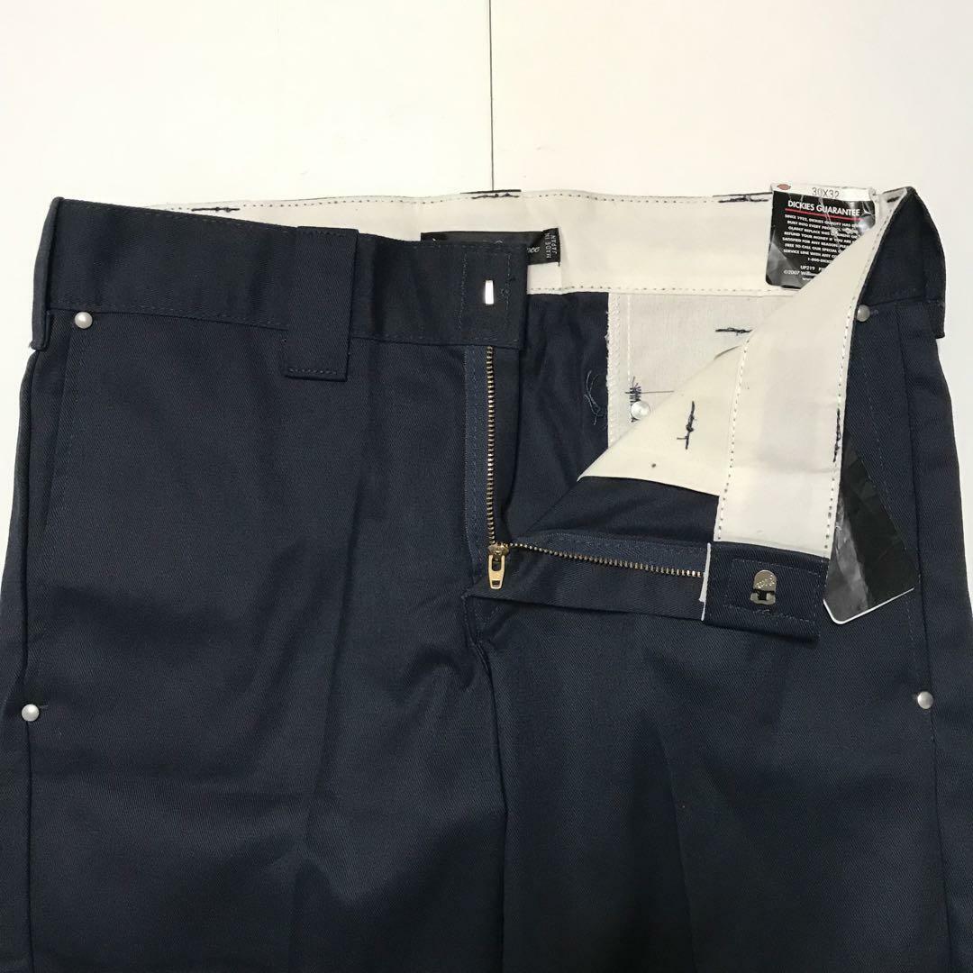 Dickies(ディッキーズ)の【新品タグ付】ディッキーズ　クロップドワークパンツ　ネイビー　希少　F945 メンズのパンツ(その他)の商品写真