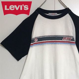 リーバイス(Levi's)の【ヴィンテージ古着】リーバイス　ラグランTシャツ バイカラー　F967(Tシャツ/カットソー(半袖/袖なし))