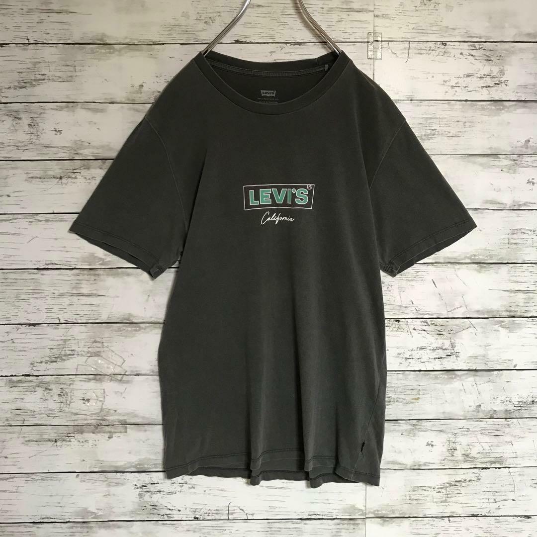 Levi's(リーバイス)の【入手困難】リーバイス　センターロゴ入りTシャツ　スミクロ　F624 メンズのトップス(Tシャツ/カットソー(半袖/袖なし))の商品写真