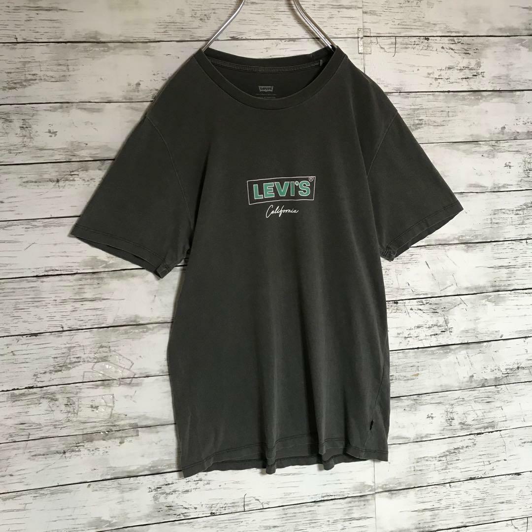 Levi's(リーバイス)の【入手困難】リーバイス　センターロゴ入りTシャツ　スミクロ　F624 メンズのトップス(Tシャツ/カットソー(半袖/袖なし))の商品写真