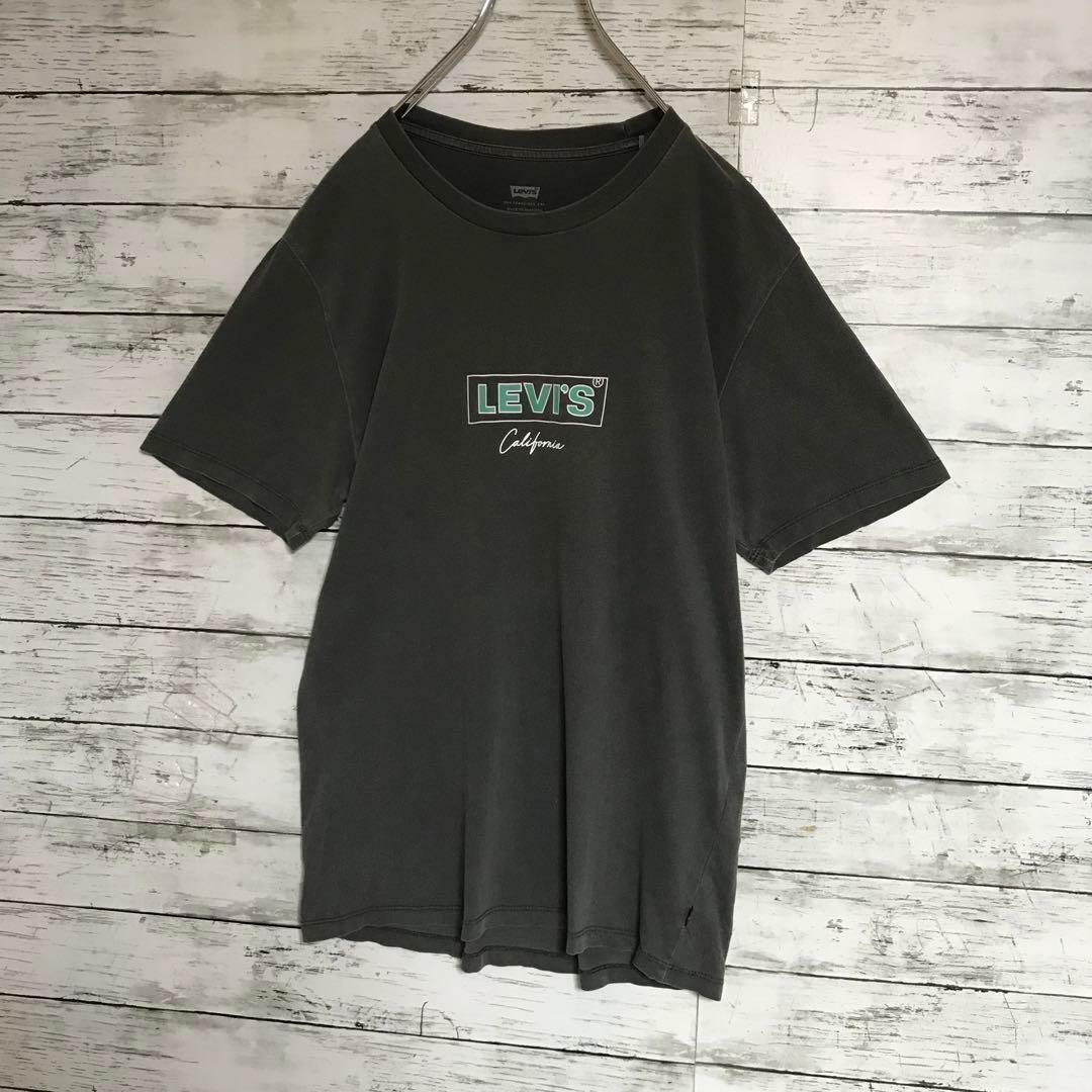 Levi's(リーバイス)の【入手困難】リーバイス　センターロゴ入りTシャツ　スミクロ　F624 メンズのトップス(Tシャツ/カットソー(半袖/袖なし))の商品写真