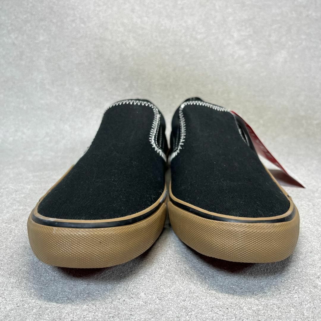 スライド 27.5cm相当 TECH SLIP-ON ブラック×ブラウン ♫ メンズの靴/シューズ(スニーカー)の商品写真