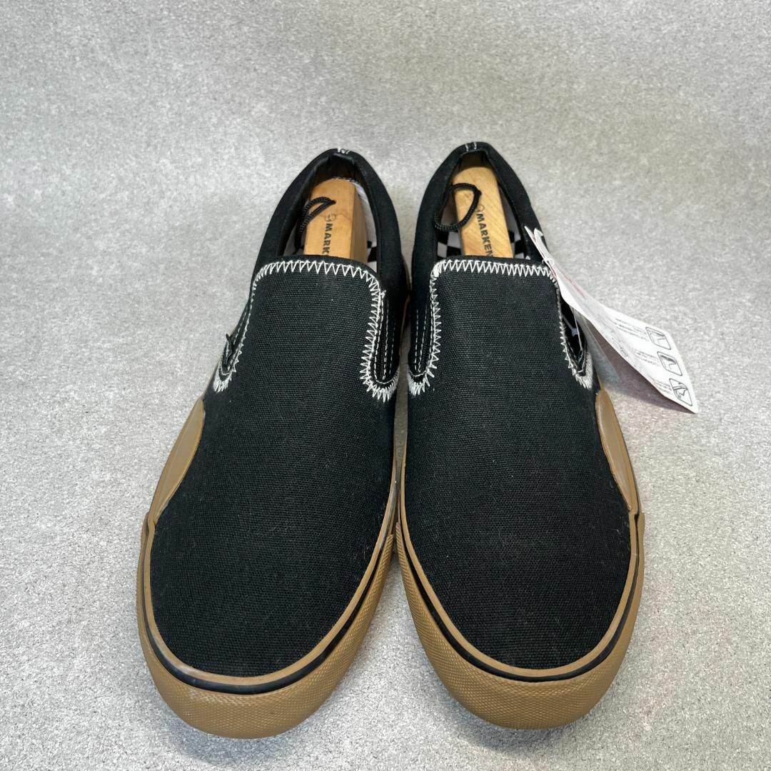 スライド 27.5cm相当 TECH SLIP-ON ブラック×ブラウン ♫ メンズの靴/シューズ(スニーカー)の商品写真