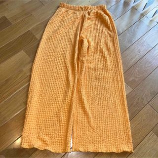 ザラ(ZARA)のzara ワイドパンツ152 ポップコーン(パンツ/スパッツ)