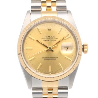 ロレックス(ROLEX)のロレックス デイトジャスト オイスターパーペチュアル 腕時計 時計 ステンレススチール 16233 自動巻き メンズ 1年保証 ROLEX  中古(腕時計(アナログ))