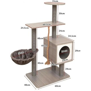 キャットタワー 据え置き 木製(その他)