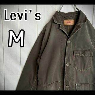 リーバイス(Levi's)の【希少デザイン】　リーバイス　カバーオール　コーデュロイ　モスグリーン　カーキ(カバーオール)