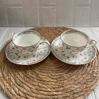 新品未使用 Noritake ノリタケ カップ&ソーサー ティーカップ 2客(食器)