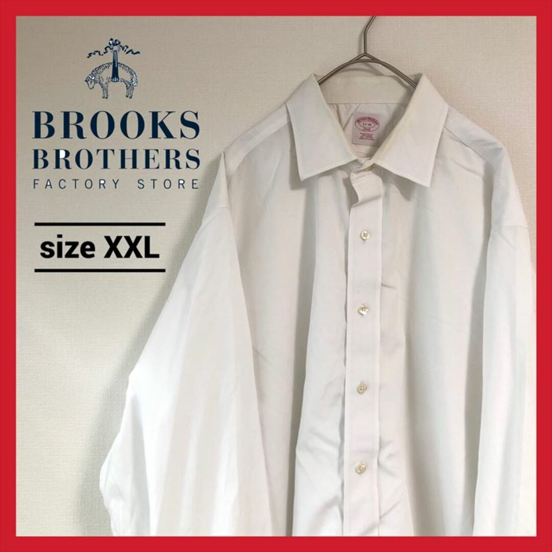 Brooks Brothers(ブルックスブラザース)の90s 古着 ブルックスブラザーズ 長袖シャツ オーバーサイズ 2XL  メンズのトップス(シャツ)の商品写真