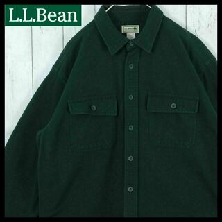L.L.Bean - 【希少】エルエルビーン 00s シャツ ネルシャツ シャモアクロス L 長袖